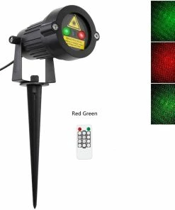 Light World Store Christmas Laser Light Party Star Projector Outdoor Garden Decoration Waterproof IP65 Red Green Blue Showers Lawn Static For Xmas Laser Christmas Lights