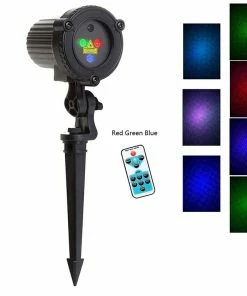 Light World Store Christmas Laser Light Party Star Projector Outdoor Garden Decoration Waterproof IP65 Red Green Blue Showers Lawn Static For Xmas Laser Christmas Lights
