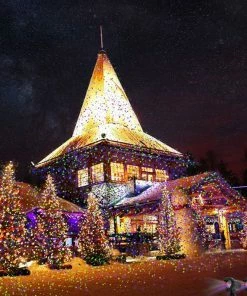 Light World Store Christmas Laser Light Party Star Projector Outdoor Garden Decoration Waterproof IP65 Red Green Blue Showers Lawn Static For Xmas Laser Christmas Lights