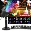 Shop4496020 Store Christmas Lights Outdoor Waterproof LED Laser Snowflake Projector 12 Film Cards Dj Disco Light New Year's Decor For Home Garden Laser Christmas Lights