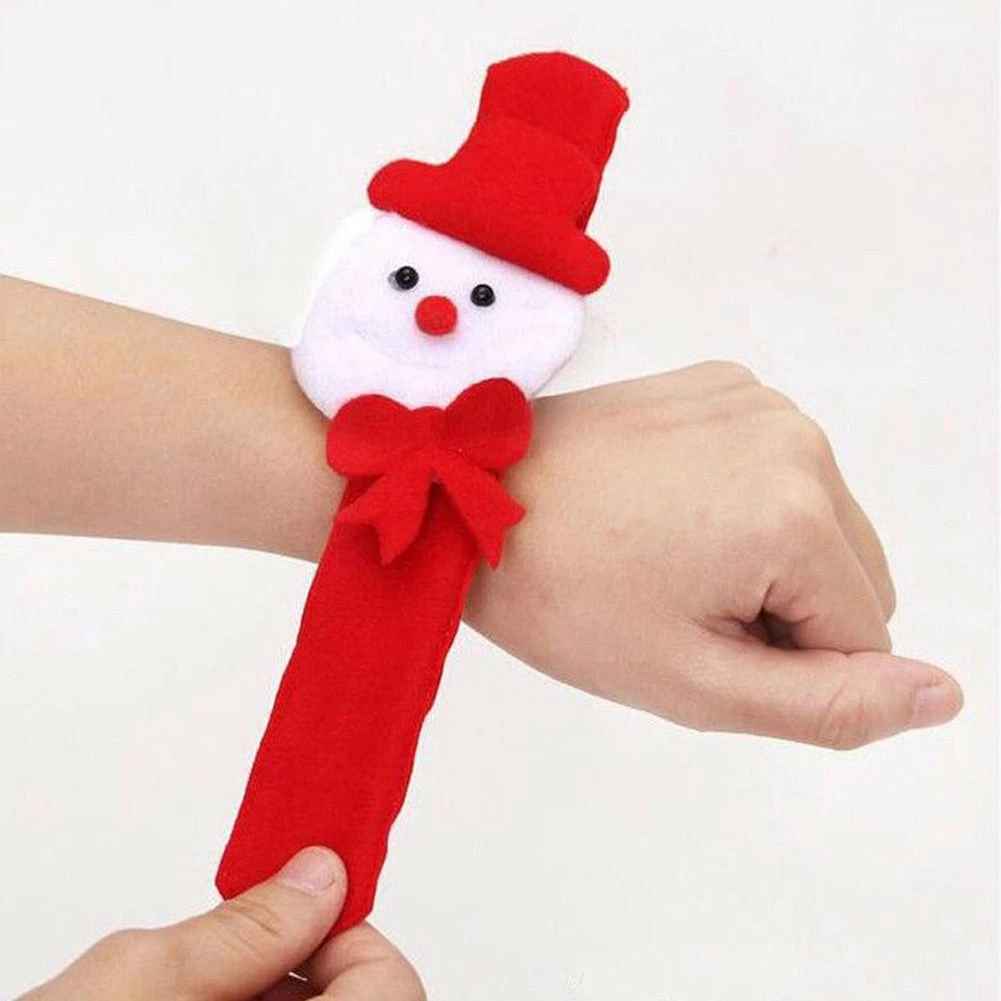 Such A Warm Store Christmas Patting Circle Bracelet Watch Xmas Children Gift Santa Claus Snowman Deer New Year Party Toy Wrist Decoration 4 Such A Warm Store Christmas Patting Circle Bracelet Watch Xmas Children Gift Santa Claus Snowman Deer New Year Party Toy Wrist Decoration