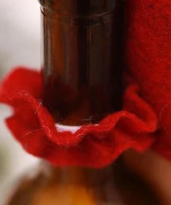 The American Store Christmas Red Wine Decoration Old Man Faceless Doll Wine Bottle Cover Home Dinner Party Or Gift Christmas Bottle Wrap Ornament Christmas Gift Bag Collection