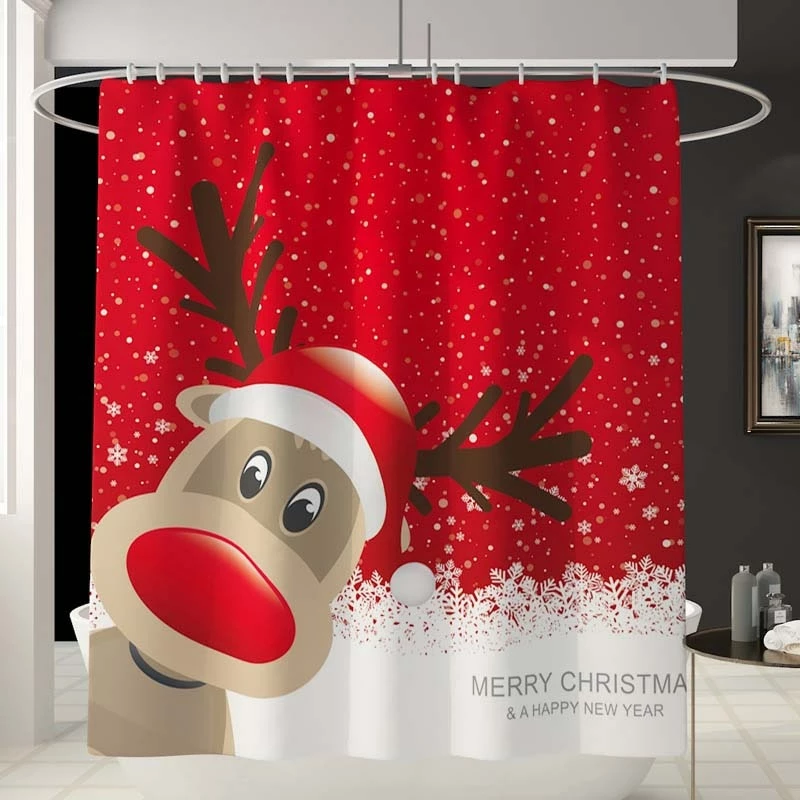 The American Store Christmas Santa Claus Bathroom Shower Curtain Doormat Merry Christmas Decorations For Home 2019 Xmas Ornaments Navidad New Year Christmas Ornaments 4 The American Store Christmas Santa Claus Bathroom Shower Curtain Doormat Merry Christmas Decorations For Home 2019 Xmas Ornaments Navidad New Year Christmas Ornaments
