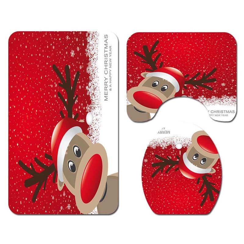 The American Store Christmas Santa Claus Bathroom Shower Curtain Doormat Merry Christmas Decorations For Home 2019 Xmas Ornaments Navidad New Year Christmas Ornaments 5 The American Store Christmas Santa Claus Bathroom Shower Curtain Doormat Merry Christmas Decorations For Home 2019 Xmas Ornaments Navidad New Year Christmas Ornaments
