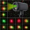 The American Store Laser Christmas Lights Christmas Stars Laser Light Shower 24 Patterns Projector Effect Remote Moving Waterproof Outdoor Garden Xmas Decorative Lawn