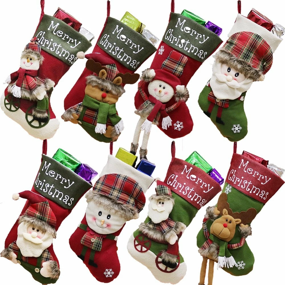 The American Store Christmas Gift Bag Collection Christmas Stocking Gift Bag Noel Reindeer Santa Claus Snowman Socks Natal Xmas Tree Candy Ornament Gifts Decorations New 8 The American Store Christmas Gift Bag Collection Christmas Stocking Gift Bag Noel Reindeer Santa Claus Snowman Socks Natal Xmas Tree Candy Ornament Gifts Decorations New