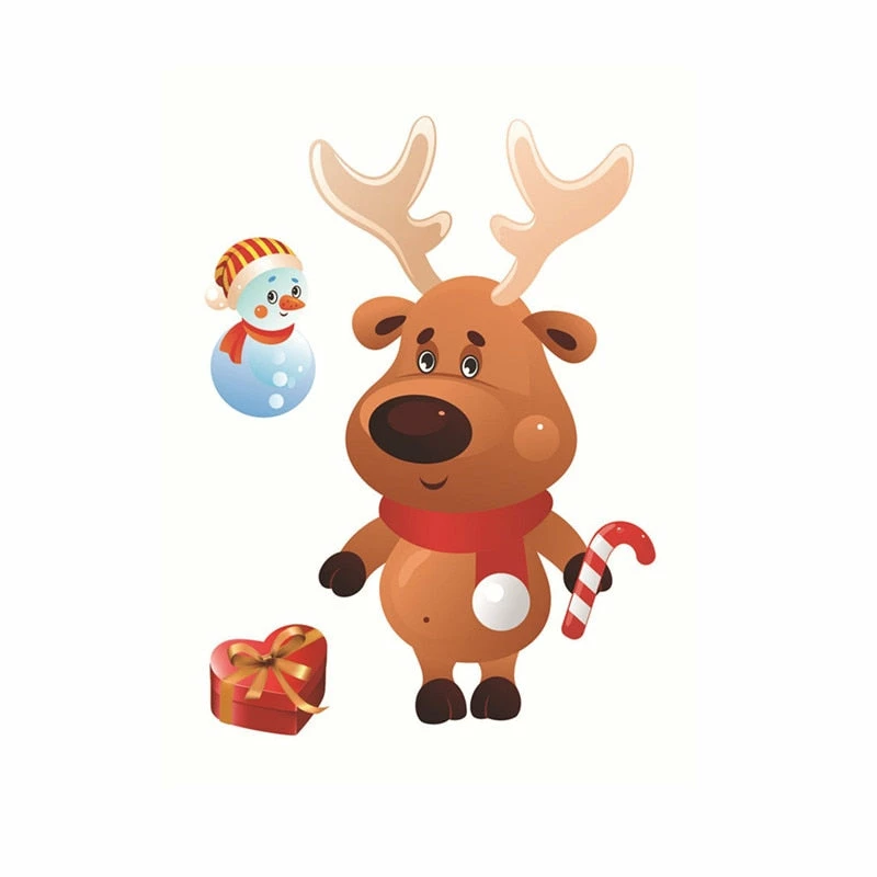 The American Store Christmas Window Sticker Santa Claus/Snowman/Elk Glass Sticker Xmas Christmas Decorations For Home Natal New Year Gift 2018 Noel 12 The American Store Christmas Window Sticker Santa Claus/Snowman/Elk Glass Sticker Xmas Christmas Decorations For Home Natal New Year Gift 2018 Noel