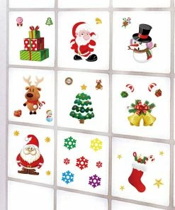 The American Store Christmas Window Sticker Santa Claus/Snowman/Elk Glass Sticker Xmas Christmas Decorations For Home Natal New Year Gift 2018 Noel 30 The American Store Christmas Window Sticker Santa Claus/Snowman/Elk Glass Sticker Xmas Christmas Decorations For Home Natal New Year Gift 2018 Noel