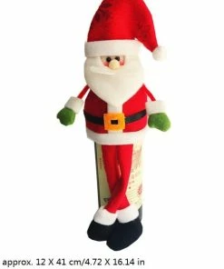The American Store Christmas Xmas Wine Bottle Covers Bag Santa Claus Snowman Bottle Cover Dinner Table Decoration For Home New Year Products