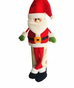 The American Store Christmas Xmas Wine Bottle Covers Bag Santa Claus Snowman Bottle Cover Dinner Table Decoration For Home New Year Products