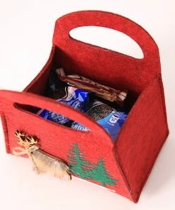 Magasin Jie Store Christmas Gift Christmas Snowflake Non-woven Candy Tote Christmas Bag Chrismas Christmas Presents Navidad