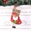 Magasin Jie Store Christmas Gift Christmas Stocking Mini Sock Santa Claus Candy Gift Bag Xmas Tree Hanging Decor Christmas Stockings Navidad Christmas Gift Bag Collection