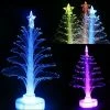 Bluk Purchase Store Colorful LED Fiber Optic Nightlight Decoration Light Lamp Mini Christmas Tree