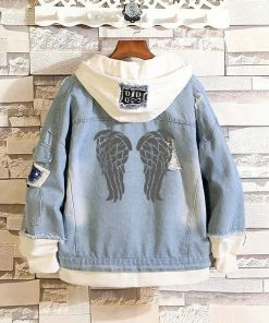 Cosroad Store Halloween Women Costumes Cosroad Game Of Thrones Cosplay Denim Jacket Stark Spring Autumn Jeans Hooded Sweatshirt Men Women Outwear Coats