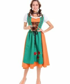 The American Store Couple Classic Halloween Costumes German Oktoberfest Uniform Beer Clothing Bar Waiters And Waiters Promotional Clothing