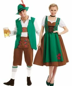 The American Store Couple Classic Halloween Costumes German Oktoberfest Uniform Beer Clothing Bar Waiters And Waiters Promotional Clothing