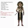 Online American Store Couple Halloween Costume Couples Costumes Women Men Egyptian Pharaoh Cleopatra Cosplay Halloween Christmas Purim Exotic Stage Costumes Party Dress