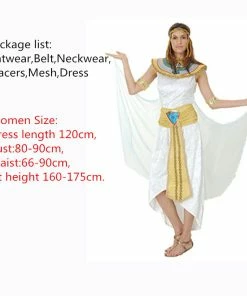 Online American Store Couple Halloween Costume Couples Costumes Women Men Egyptian Pharaoh Cleopatra Cosplay Halloween Christmas Purim Exotic Stage Costumes Party Dress