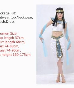 Online American Store Couple Halloween Costume Couples Costumes Women Men Egyptian Pharaoh Cleopatra Cosplay Halloween Christmas Purim Exotic Stage Costumes Party Dress