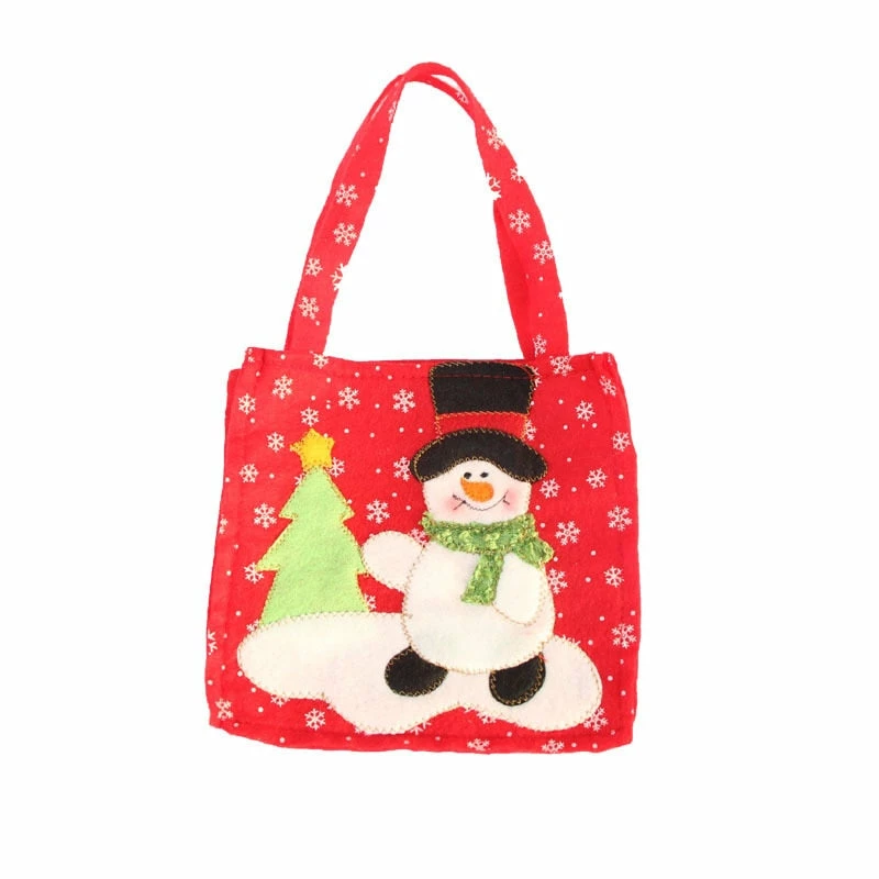 The American Store Creative Christmas Tree Snowman Santa Claus Candy Bag Handbag Home Party Decoration Gift Bag Christmas Supplies 4 The American Store Creative Christmas Tree Snowman Santa Claus Candy Bag Handbag Home Party Decoration Gift Bag Christmas Supplies
