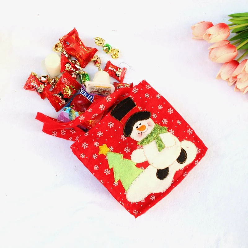 The American Store Creative Christmas Tree Snowman Santa Claus Candy Bag Handbag Home Party Decoration Gift Bag Christmas Supplies 10 The American Store Creative Christmas Tree Snowman Santa Claus Candy Bag Handbag Home Party Decoration Gift Bag Christmas Supplies