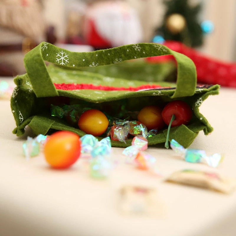 The American Store Creative Christmas Tree Snowman Santa Claus Candy Bag Handbag Home Party Decoration Gift Bag Christmas Supplies 9 The American Store Creative Christmas Tree Snowman Santa Claus Candy Bag Handbag Home Party Decoration Gift Bag Christmas Supplies