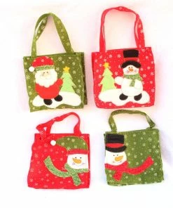 The American Store Creative Christmas Tree Snowman Santa Claus Candy Bag Handbag Home Party Decoration Gift Bag Christmas Supplies 21 The American Store Creative Christmas Tree Snowman Santa Claus Candy Bag Handbag Home Party Decoration Gift Bag Christmas Supplies