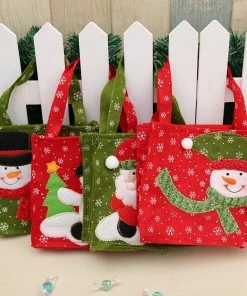 The American Store Creative Christmas Tree Snowman Santa Claus Candy Bag Handbag Home Party Decoration Gift Bag Christmas Supplies 17 The American Store Creative Christmas Tree Snowman Santa Claus Candy Bag Handbag Home Party Decoration Gift Bag Christmas Supplies
