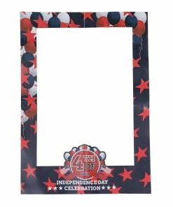 Onlineamericanstore Creative Photo Frame American Independence Day Party Favor Photo Booth Prop For 4th Of July Party National Day Part Decor