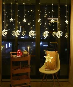 The American Store Curtain Fairy String Light LED Christmas Decorations For Home Garland Xmas Light Christmas Tree Decor 2019 Navidad Ornament Gift