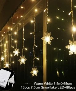 The American Store Curtain Fairy String Light LED Christmas Decorations For Home Garland Xmas Light Christmas Tree Decor 2019 Navidad Ornament Gift