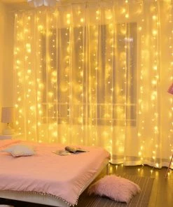 The American Store Curtain Fairy String Light LED Christmas Decorations For Home Garland Xmas Light Christmas Tree Decor 2019 Navidad Ornament Gift