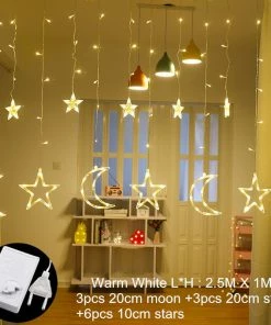 The American Store Curtain Fairy String Light LED Christmas Decorations For Home Garland Xmas Light Christmas Tree Decor 2019 Navidad Ornament Gift