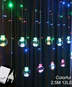 The American Store Curtain Fairy String Light LED Christmas Decorations For Home Garland Xmas Light Christmas Tree Decor 2019 Navidad Ornament Gift
