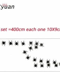 The American Store Cyuan Halloween Decoration Prop Foil Balloons Spider Web Pumpkin Bunting Banners Paper Garland Kids Halloween Party Supplies