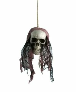 Online American Store DIY Artificial Foam Skull Bride Clothes Halloween Decor Bone Head Hanging Home Decorations Festival Party Supplies Halloween Prop