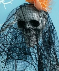 JOLIN IN THE HOUSE Store DIY Artificial Foam Skull Bride Clothes Halloween Decor Bone Head Hanging Home Decorations Festival Party Supplies Halloween Prop