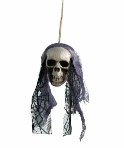 Online American Store DIY Artificial Foam Skull Bride Clothes Halloween Decor Bone Head Hanging Home Decorations Festival Party Supplies Halloween Prop