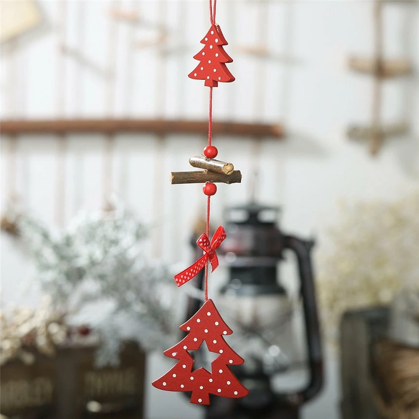 NiceStuffs Store DIY Red Christmas Snowflakes&Star&Tree Wooden Pendants Ornaments Home Christmas Party Xmas Tree Kids Gifts Decorations Christmas Decorations 6 NiceStuffs Store DIY Red Christmas Snowflakes&Star&Tree Wooden Pendants Ornaments Home Christmas Party Xmas Tree Kids Gifts Decorations Christmas Decorations