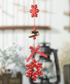 NiceStuffs Store DIY Red Christmas Snowflakes&Star&Tree Wooden Pendants Ornaments Home Christmas Party Xmas Tree Kids Gifts Decorations Christmas Decorations 16 NiceStuffs Store DIY Red Christmas Snowflakes&Star&Tree Wooden Pendants Ornaments Home Christmas Party Xmas Tree Kids Gifts Decorations Christmas Decorations
