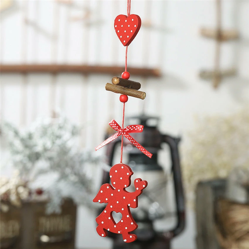 NiceStuffs Store DIY Red Christmas Snowflakes&Star&Tree Wooden Pendants Ornaments Home Christmas Party Xmas Tree Kids Gifts Decorations Christmas Decorations 5 NiceStuffs Store DIY Red Christmas Snowflakes&Star&Tree Wooden Pendants Ornaments Home Christmas Party Xmas Tree Kids Gifts Decorations Christmas Decorations