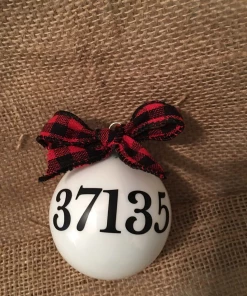 The American Store Christmas Decorations Christmas Decoration Rae Dunn Ornament | Christmas Holiday Decor Ornament | Farmhouse Christmas Tree Decor