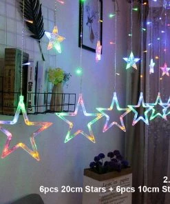 The American Store Christmas Ornaments Elk Bell String Light LED Christmas Decor For Home Hanging Garland Christmas Tree Decor Ornament 2019 Navidad Xmas Gift New Year