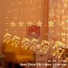 The American Store Christmas Ornaments Elk Bell String Light LED Christmas Decor For Home Hanging Garland Christmas Tree Decor Ornament 2019 Navidad Xmas Gift New Year