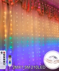 The American Store Christmas Ornaments Elk Bell String Light LED Christmas Decor For Home Hanging Garland Christmas Tree Decor Ornament 2019 Navidad Xmas Gift New Year