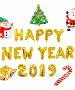 The American Store Happy New Year Balloons New Year Decoration 2019 Baloon Christmas Decoration For Home Christmas Ornament 2018 Navidad New Year Collection