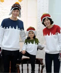 The American Store Christmas Family Collection Family Christmas Clothes Mother Daughter Father Son T-shirt Family Matching Clothes Mommy And Me Clothes Family Look Outfit