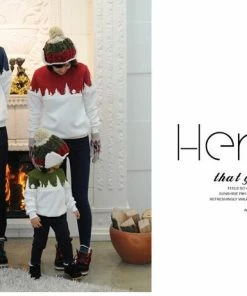 The American Store Christmas Family Collection Family Christmas Clothes Mother Daughter Father Son T-shirt Family Matching Clothes Mommy And Me Clothes Family Look Outfit