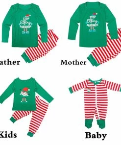 The American Store FAMILY MATCHING CHRISTMAS PAJAMAS SET XMAS ADULT MEN WOMEN BABY KIDS SLEEPWEAR NIGHTWEAR 2017 NEW HOT SALE FAMILY MATCH PJS SET Christmas Family Collection