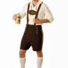 Zhomecos Official Store Couple Halloween Costume Family Oktoberfest Lederhosen With Suspenders Costume For Man Woman Kid Couples Halloween Costumes Party Size S M L XL XXL